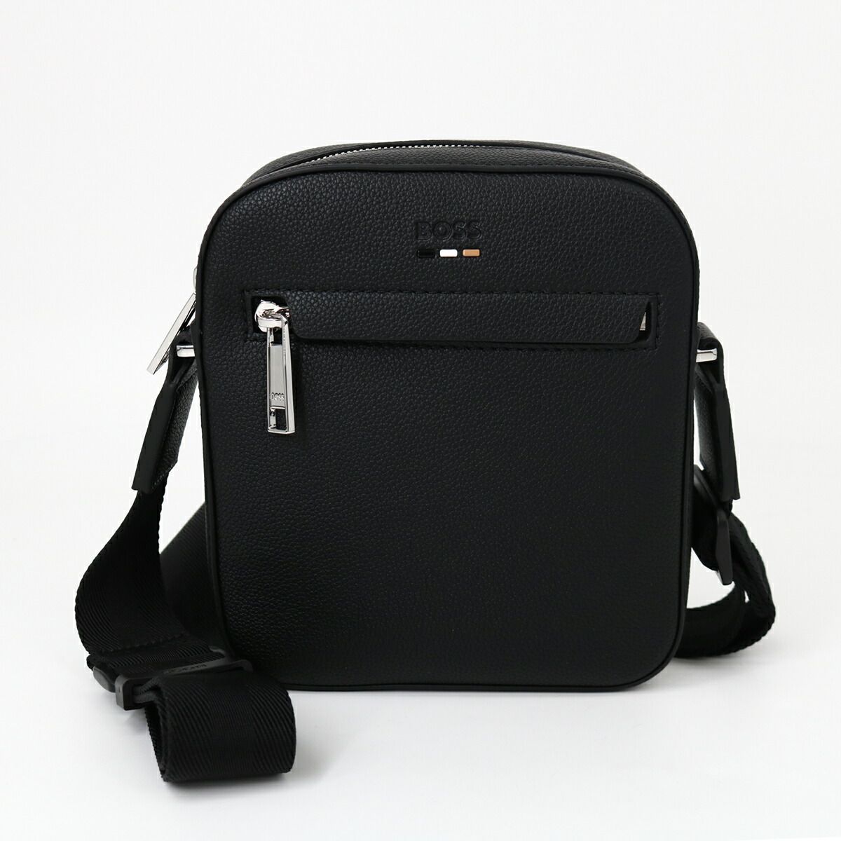 HUGO BOSS ヒューゴ ボス メンズ ショルダーバッグ 50536475 Ray NS Zip N ポシェット ロゴ クロスボディ 斜め掛け BAG 鞄 黒