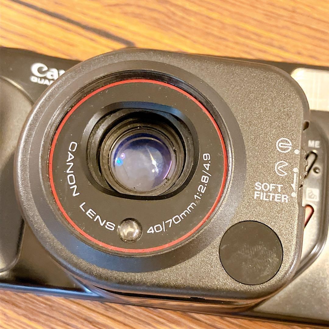 完動品 ❁ Canon  Autoboy TELE フィルムカメラ 動作確認済み』Canon Autoboy TELE フィルムカメラ - メルカリ