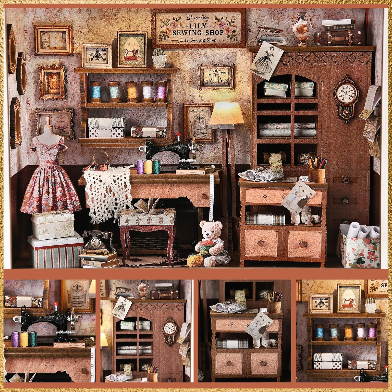 ☆彡送料無料でお届け☆彡Style:ソラの手芸店 CRESYMME ドールハウス