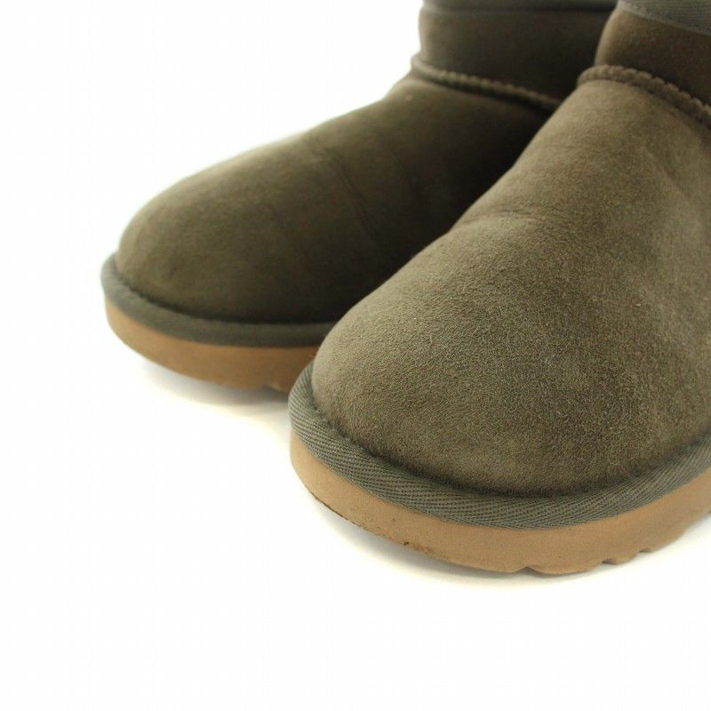 アグ オーストラリア UGG australia クラシック ウルトラ ミニ Classic Ultra Mini ショートブーツ ムートンブーツ  USA6 23.0cm オリーブ 1116109 /YT □OF - メルカリ