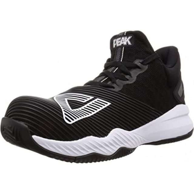 PEAK ピーク セーフティシューズ BAS-4507 ブラック 25.0cm 安全靴 作業靴 スニーカー 軽量 抗菌防臭