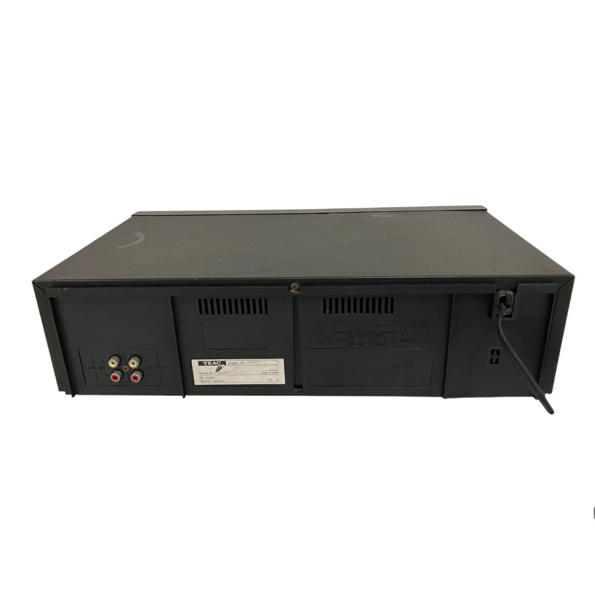 TEAC V-670 カセットデッキ TEAC V-670 – Audiolife － Enjoy your audio life!!