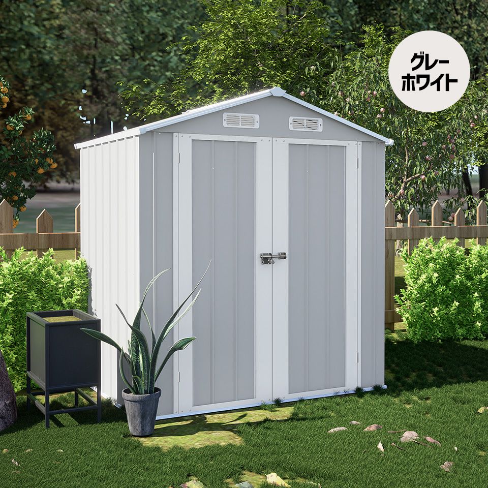 数量限定セール」全新品 【可動棚なし】物置 屋外 スチール 倉庫 床材