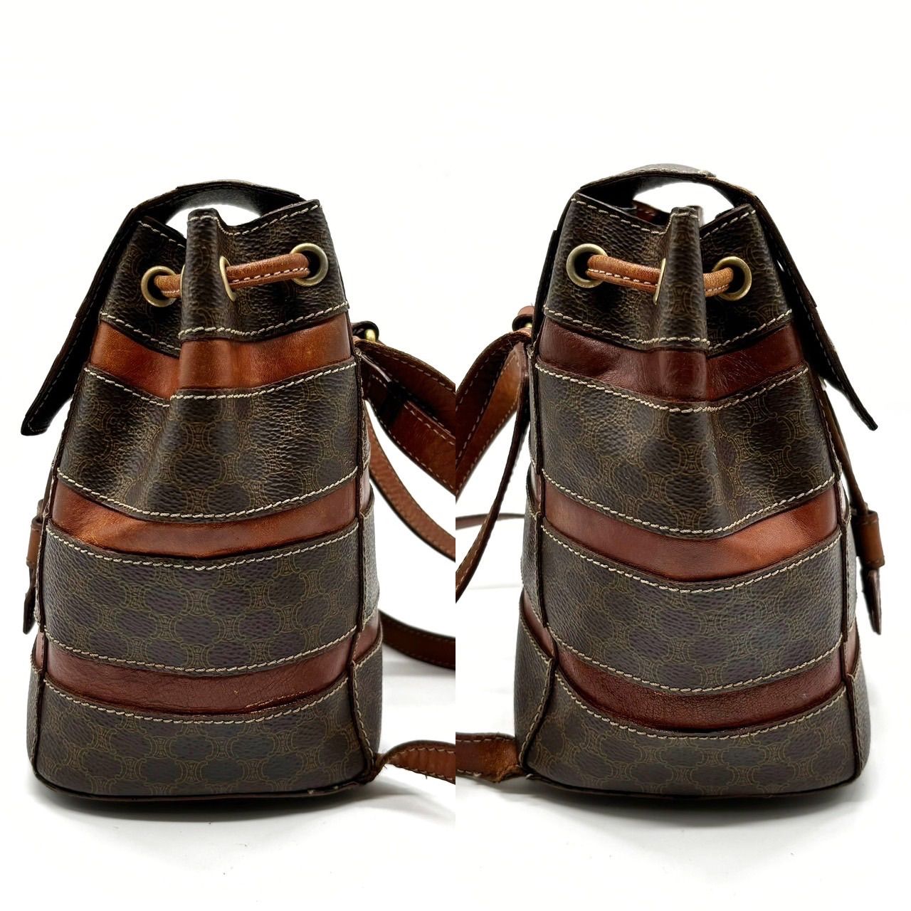 ✨良品✨ CELINE セリーヌ リュックサック バッグパック マカダム柄 