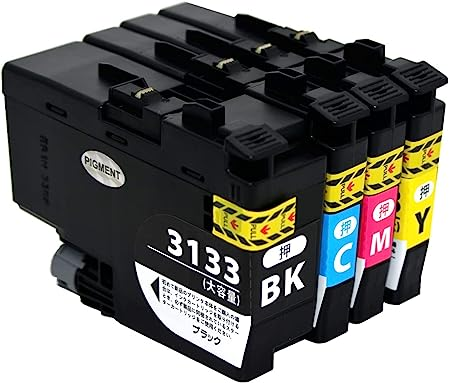 Bk Brother ブラザー LC3133－4PK 互換インク LC3133 大容量 LC3133BK