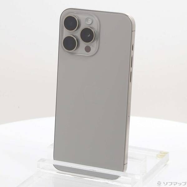〔 品〕 iPhone15 Pro Max 256GB ナチュラルチタニウム MU6R3J A SIMフリー 295