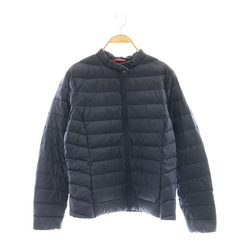 ユニクロ ダウンジャケット ネイビー ジップ ユニクロ UNIQLO ダウンジャケット ジップアップ L ネイビー /HK