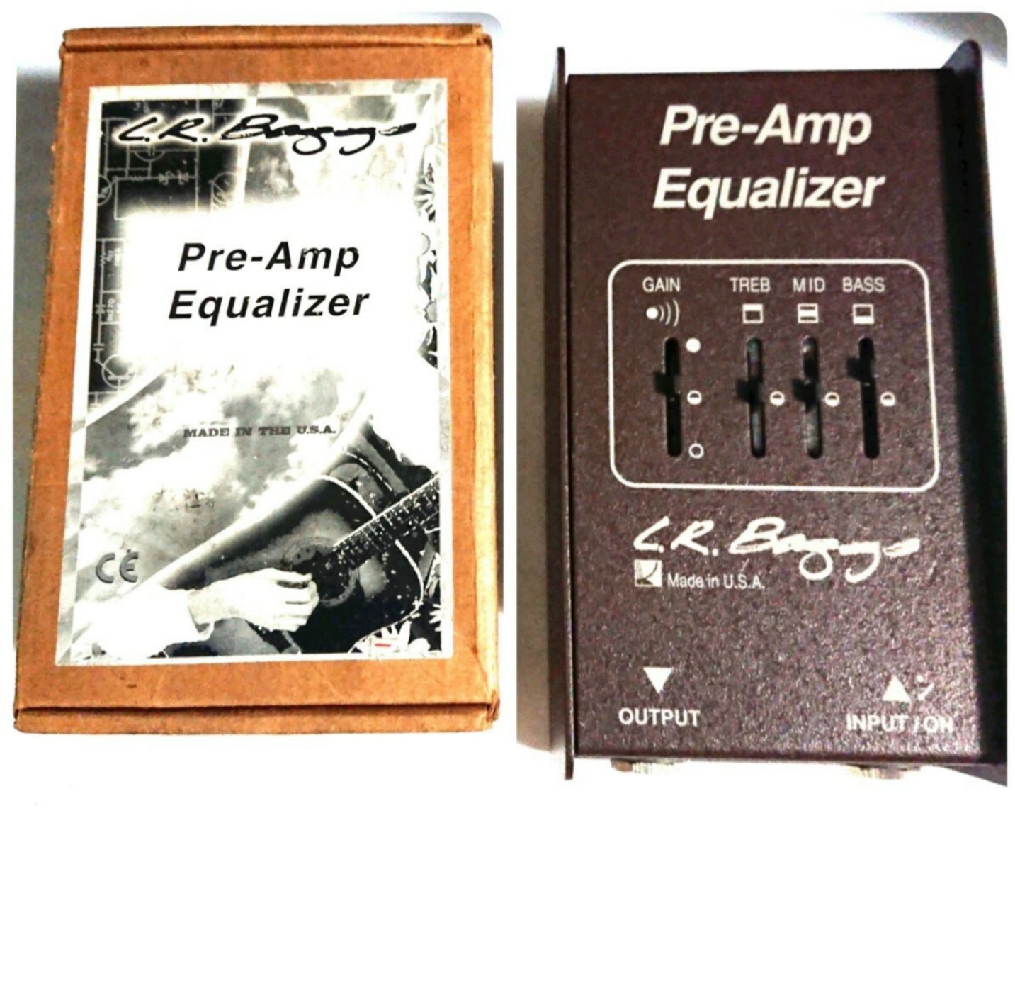 L.R.baggs Pre-Amp Equalizer エルアールバックス アコースティックギター プリアンプ イコライザー エフェクター パラアコ 初期型 入手困難 送料無料