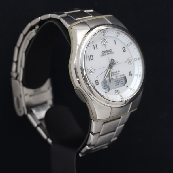 【新品未使用】CASIO 電波ソーラー　稼働　wva-m600 デジアナ タフソーラー カシオ ウェーブセプター WVA-M600 デジアナ