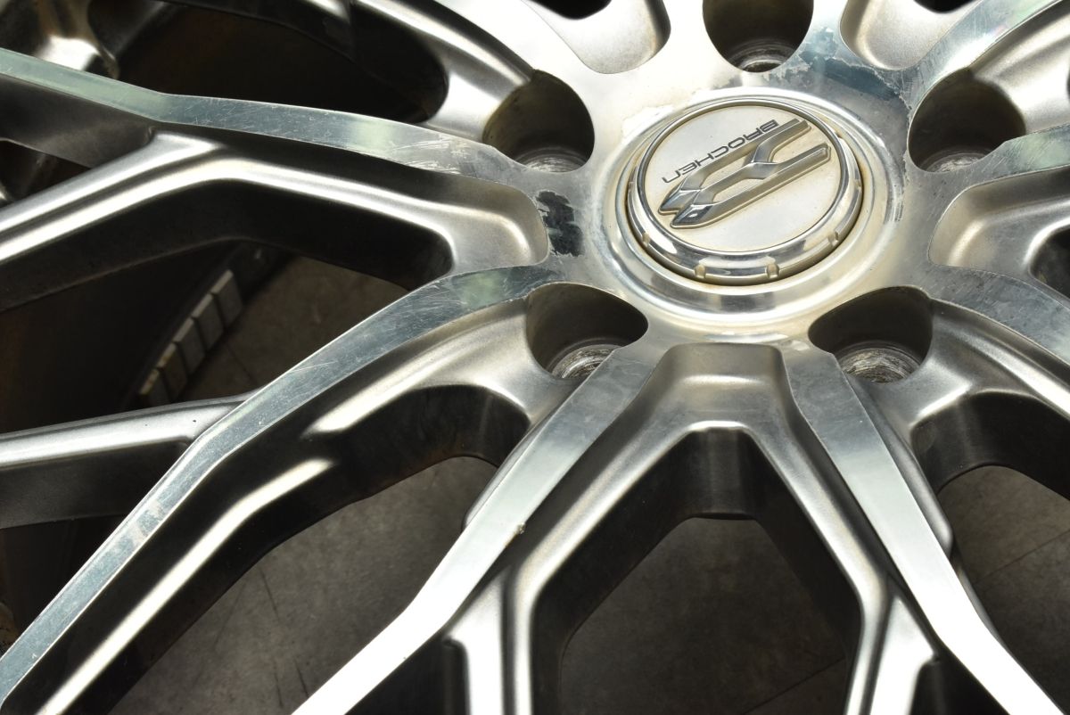 共振 カスタム用に ブロッケン 18in 7J 55 PCD114.3 4本セット ノア ヴォクシー クラウン カムリ ステップワゴン スカイライン MAZDA6 人気アイテムお得に購入！