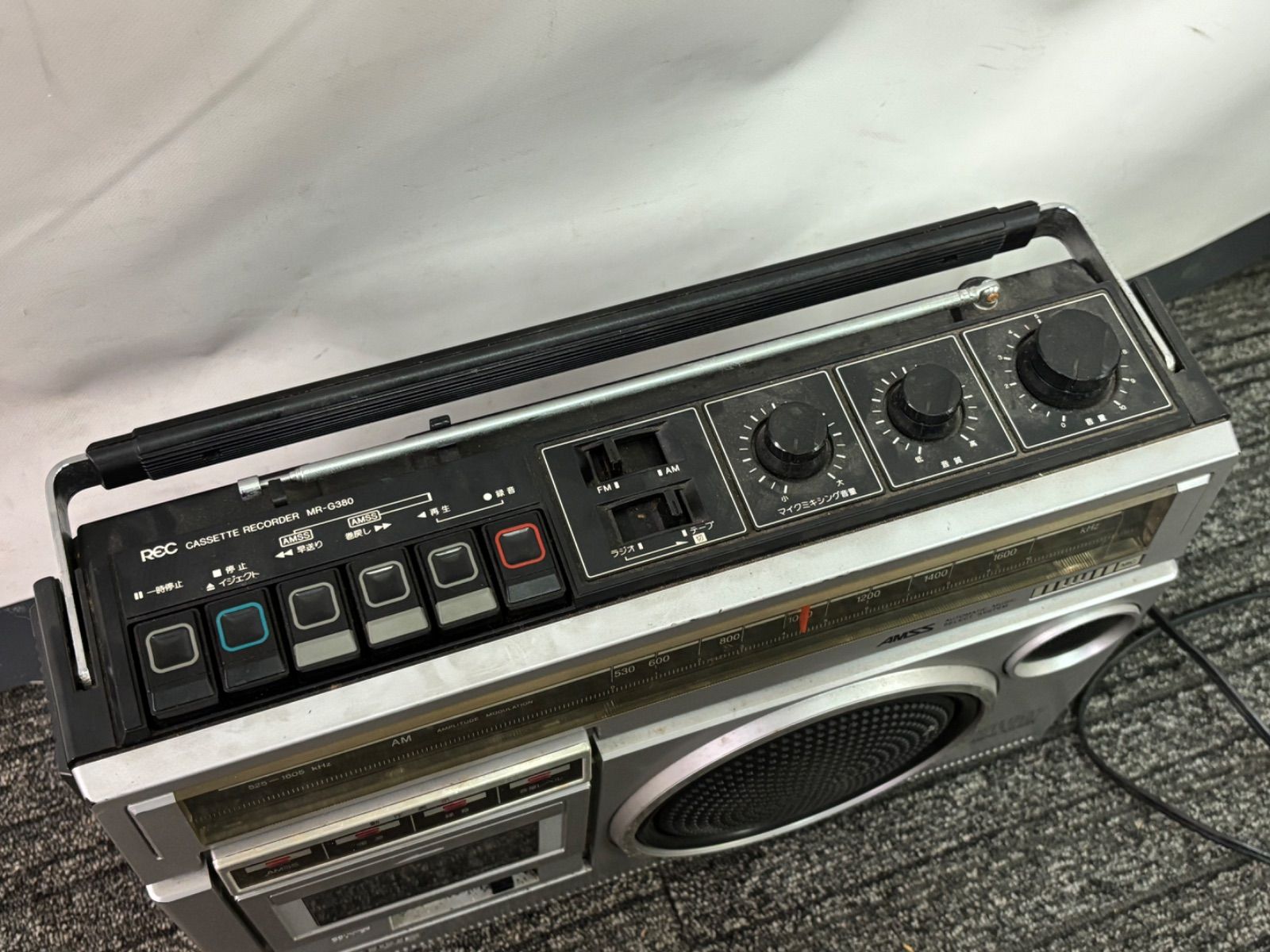 SANYO（三洋） カセットレコーダー MR-G380 （通電確認済、ジャンク 