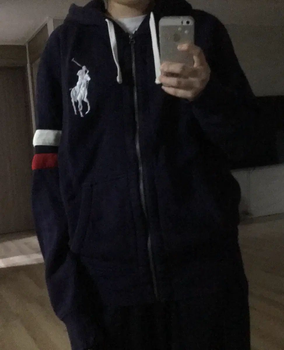 ポロ ビックポニー フードジップアップ ネイビー ヴィンテージ