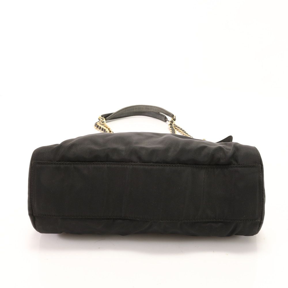 プラダ ギャランティ付 テスート ナイロン 三角ロゴ チェーン