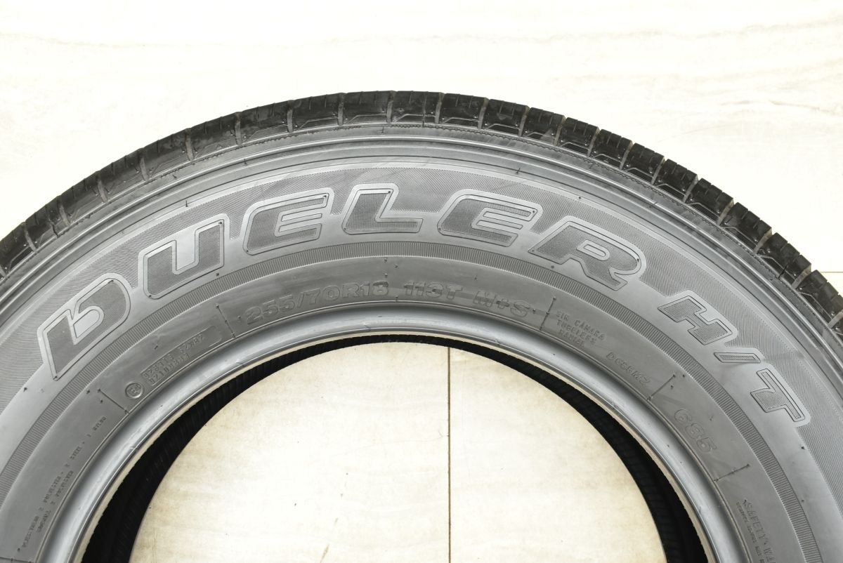 製 バリ溝 ブリヂストン デューラー H T 685 255 70R18 4本 ラングラー グラディエーター ナビゲーター タンドラ サマータイヤ TRITUETUBI_COM