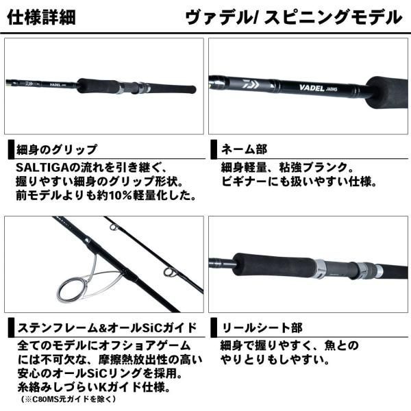 ﾀﾞｲﾜ ｳﾞｧﾃﾞﾙ(VADEL) J60MS・Y(ｽﾋﾟﾆﾝｸﾞ 2ﾋﾟｰｽ) 節約 Daiwa ダイワ