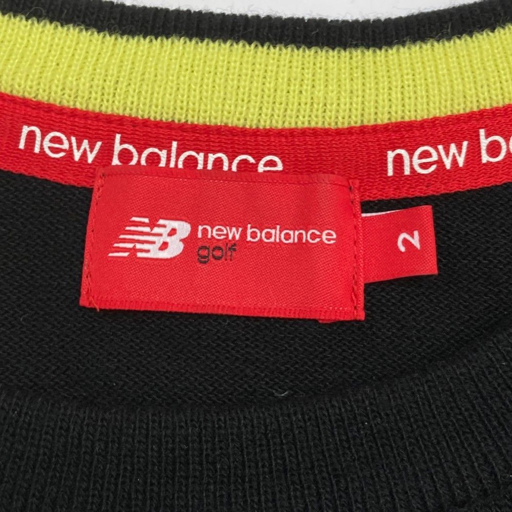 サイズ：2 NEW BALANCE ニューバランス  ウール混 ニット セーター  ブラック系 [240101283748] ゴルフウェア レディース ストスト