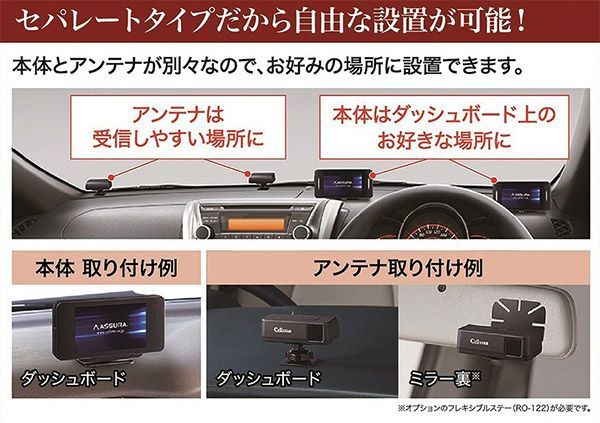 CELLSTARセルスターAR-33+RO-109レーザー式オービス対応セパレート型