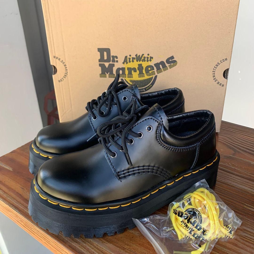 Dr.Martens ドクターマーチン 8053 Quad 厚底 5ホール - ブーツ