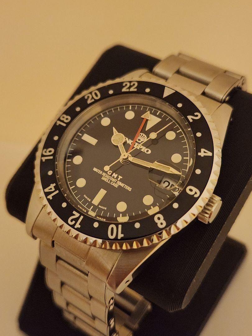 Incipio インキピオ 5 GMT 6542 オマージュ 自動巻き 腕時計 インキピオⅤ INCIPIO GMT 自動巻き インキピオ 5 GMT 6542 オマージュ