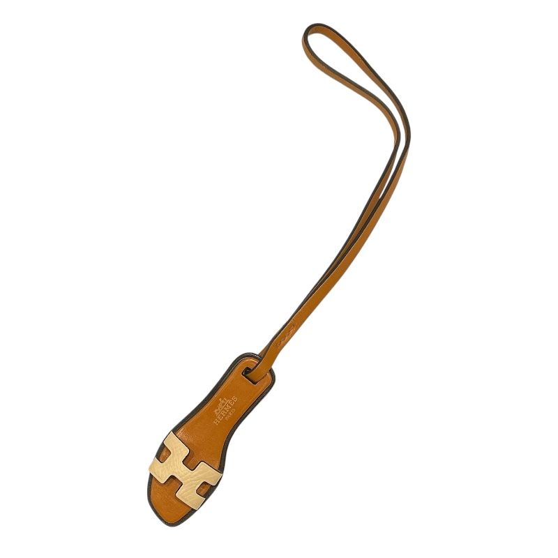 エルメス ヴォーエプソン ヴォーバトラー  オラン ナノ チャーム エルメス / HERMES オラン ナノチャーム ゴールド/ナチュラル