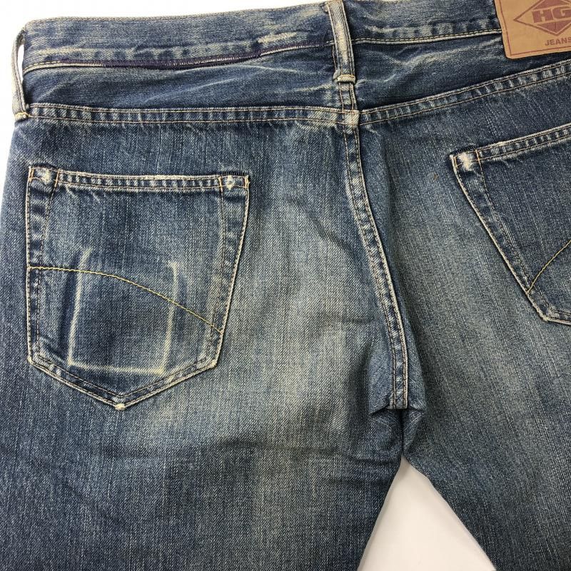 【中古】HYSTERIC GLAMOUR 小窓リメイク デニムパンツ 34 4AP-2104 ブルー ヒステリックグラマー[10]