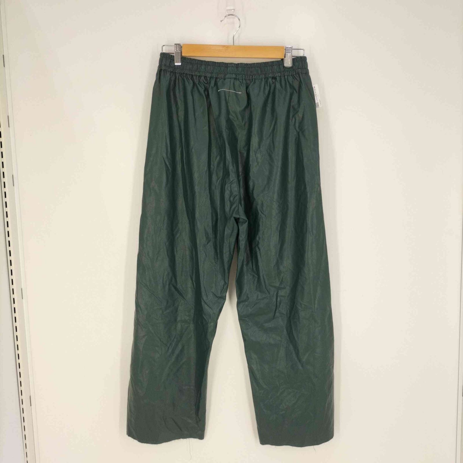 エムエムシックス メゾンマルジェラ MM6 Maison Margiela Faux-Leather Trousers フェイクレザートラウザーズ  メンズ 46 - メルカリ