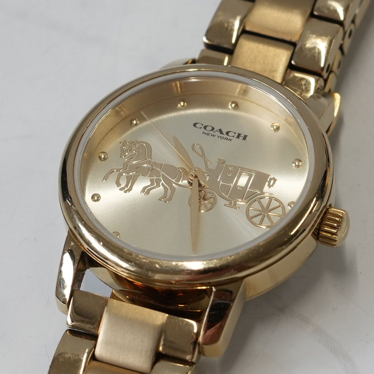 COACH GRAND レディース 腕時計 USED超美品 コーチ グランド