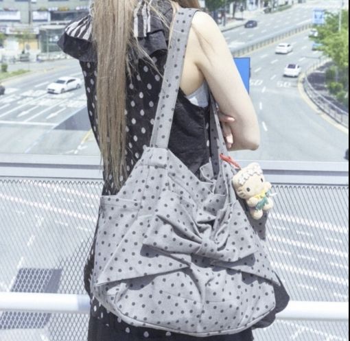 韓国PINCUNOMARU 大人気 Ribbon bag ハンドバッグ トートバッグ