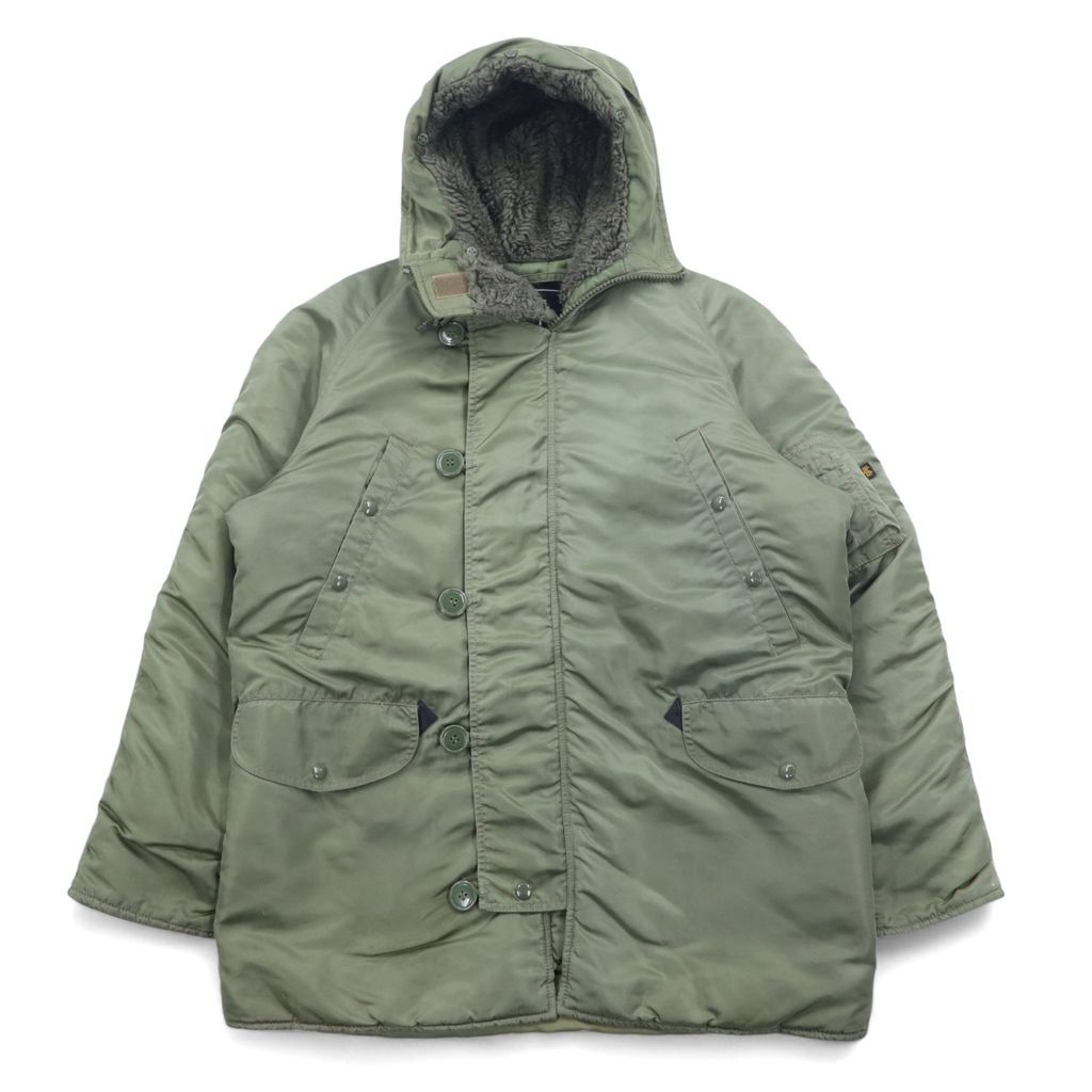 ALPHA INDUSTRIES INC N-3B フライトジャケット M カーキ ポリエステル