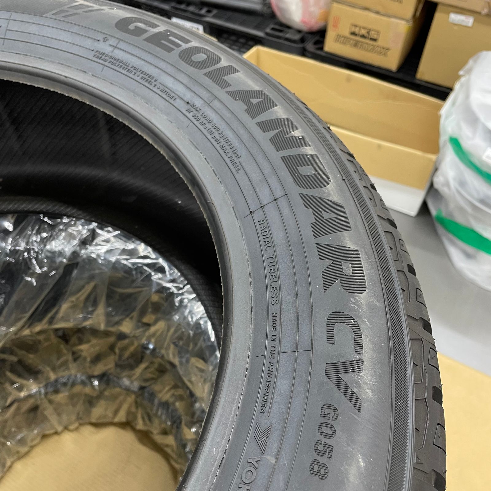 235 55R18 Yokohama GEOLANDAR CV G058 FFCRYSTALESIA_COM