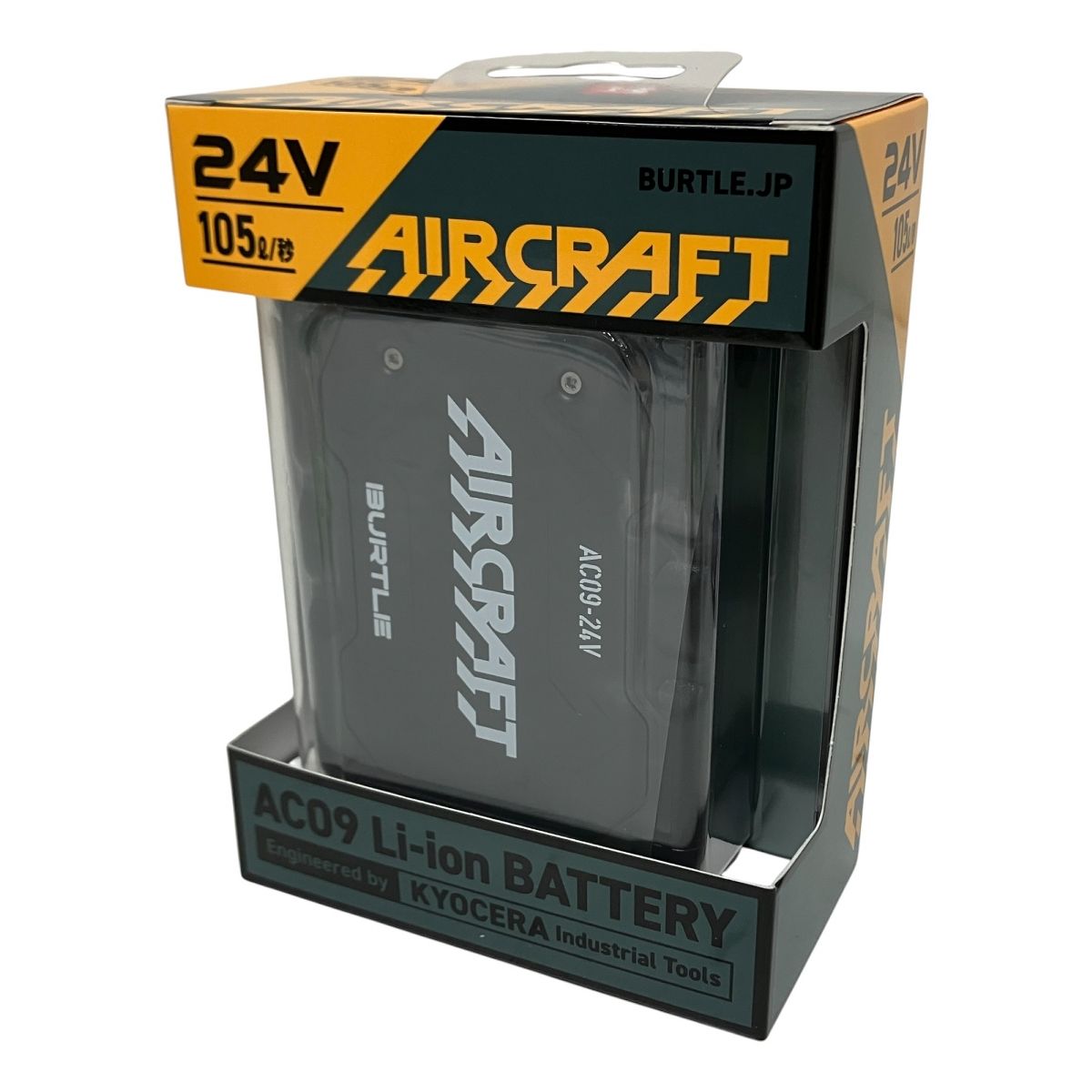 BURTLE AC09-24V AIRCRAFT 24V バートル エアークラフト リチウム イオン バッテリー 空調服用 F10442879