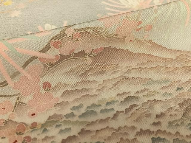 平和屋着物○本場加賀友禅作家 杉浦伸 訪問着 天の橋立 暈