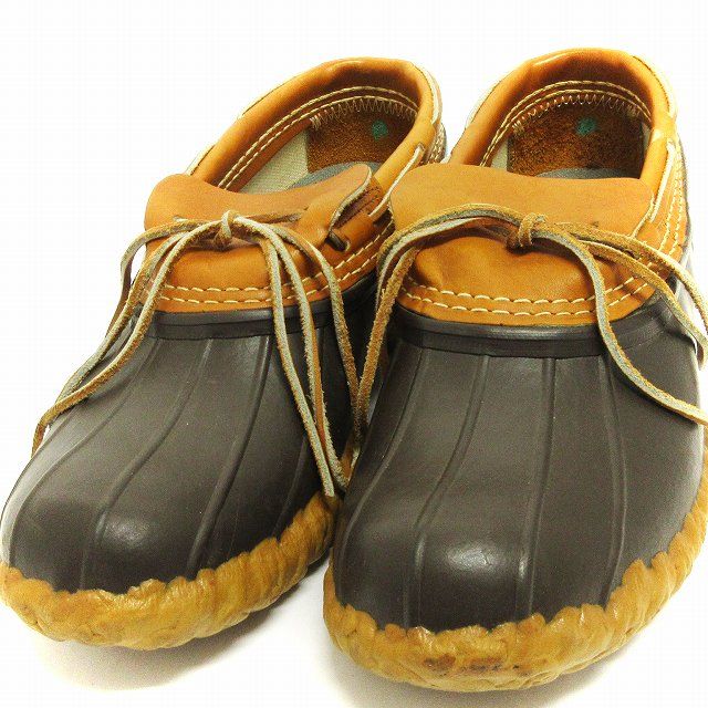 【美品】LLBEAN エルエルビーンブーツ ラバーモカシン 8D 米国製 L.L.Bean (エルエルビーン) Women's Bean Boots Rubber