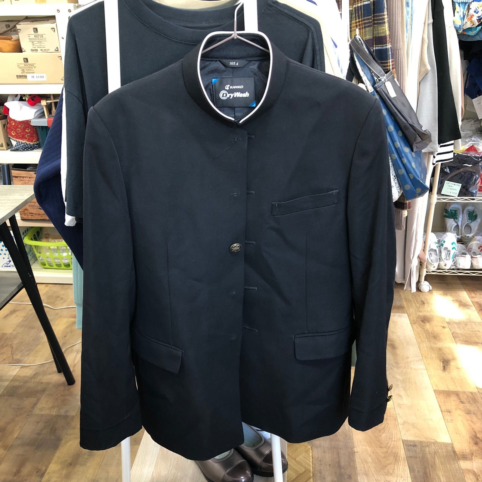 KANKO あかう DryWash 学ラン 165.A 黒