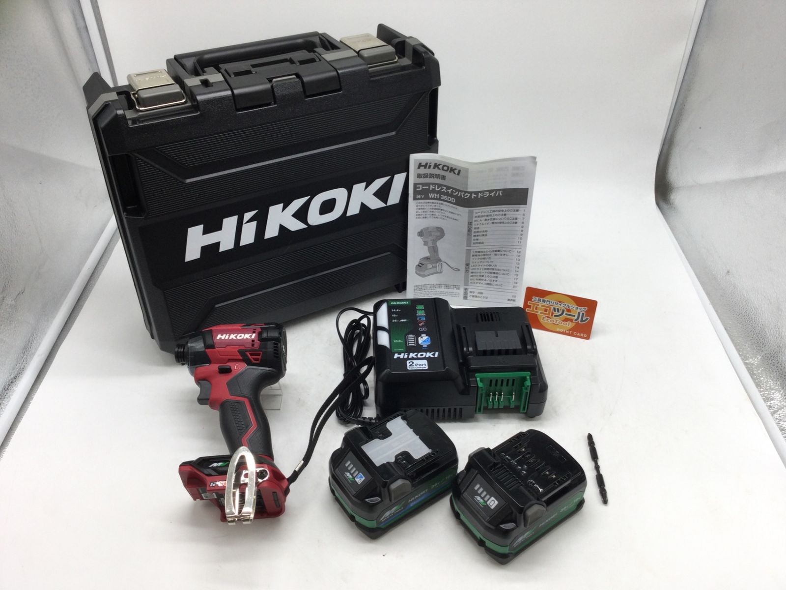 ♥ HiKOKI|ハイコーキ 36V充電式インパクトドライバ スコーピオンレッド WH36DD 2XHRSZ ITSLD4GTHP8G エコツール豊田インター店 M02