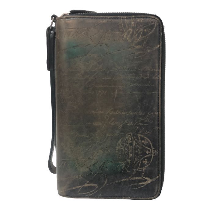 ベルルッティ Berluti タリスクリットレザー ロングジップウォレット