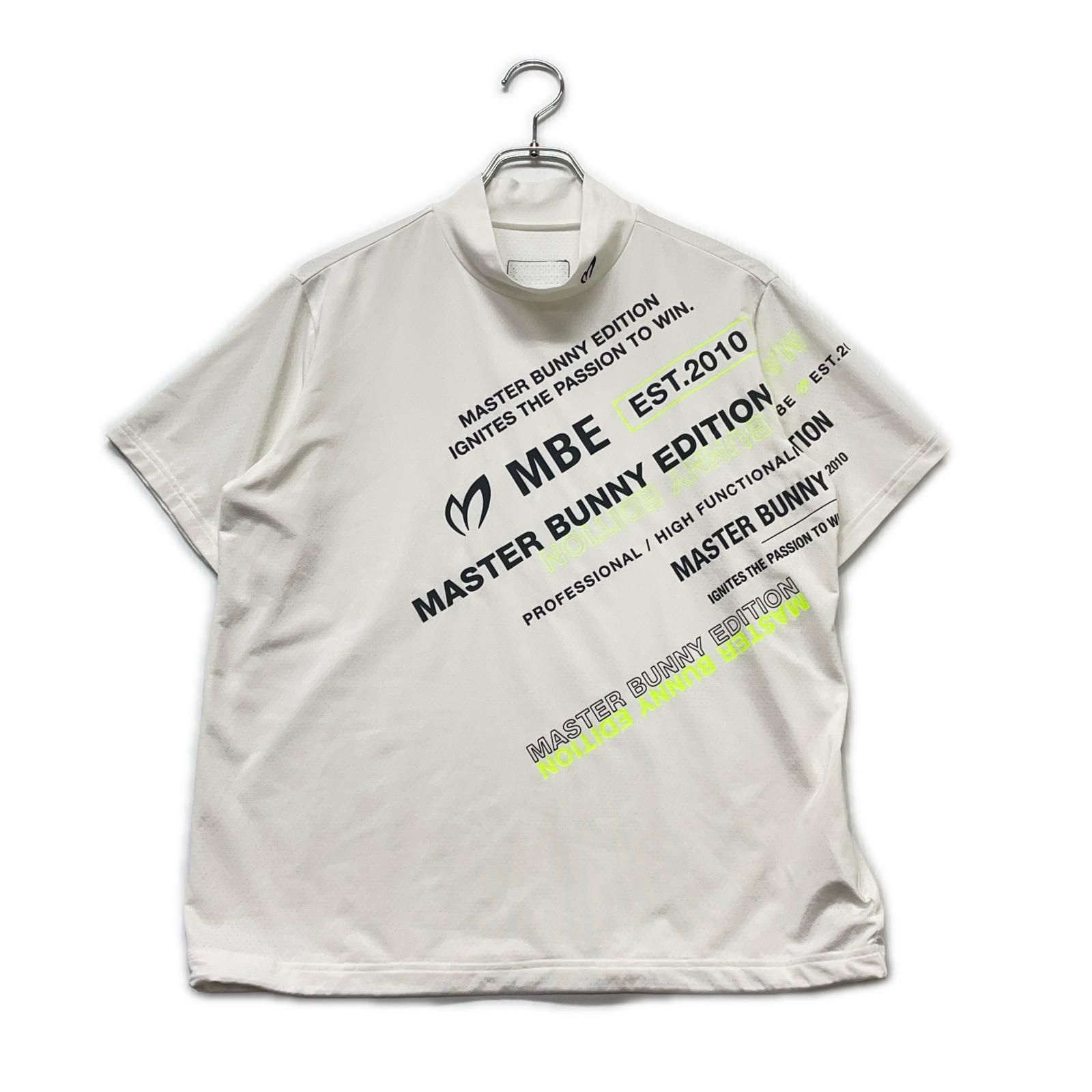 レディース マスターバニーエディション MASTER BUNNY EDITION 半袖シャツ 0 S 白 ホワイト モックネック 薄手 24モデル