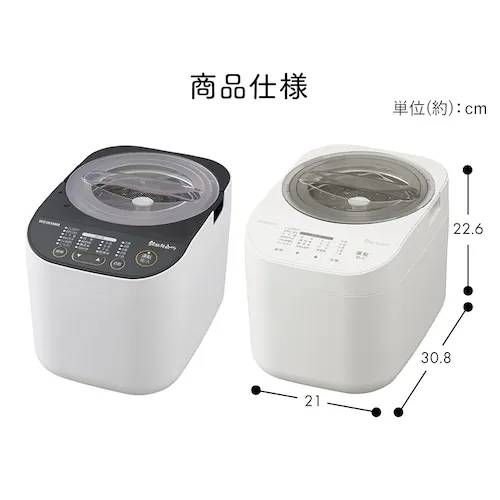 アイリスオーヤマ 精米機 家庭用 5合 連続精米 スピード精米 RCI-C5-C アイボリー