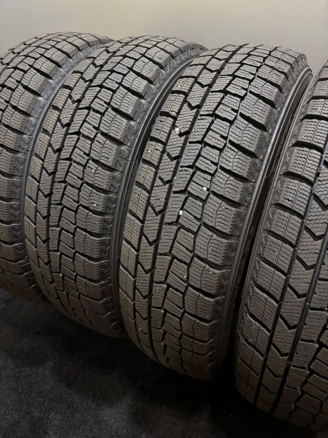 165|65R14 DUNLOP|WINTER MAXX WM02 23年製 スタッドレス 4本 ダンロップ ウィンターマックス タンク ルーミー パッソ 4-J387