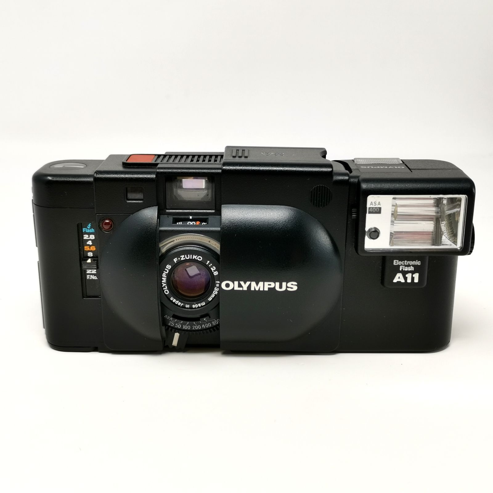 【完動品】OLYMPUS XA + A11 コンパクトフィルム 動作確認済 オリンパス OLYMPUS XA コンパクトフィルム Electronic Flash