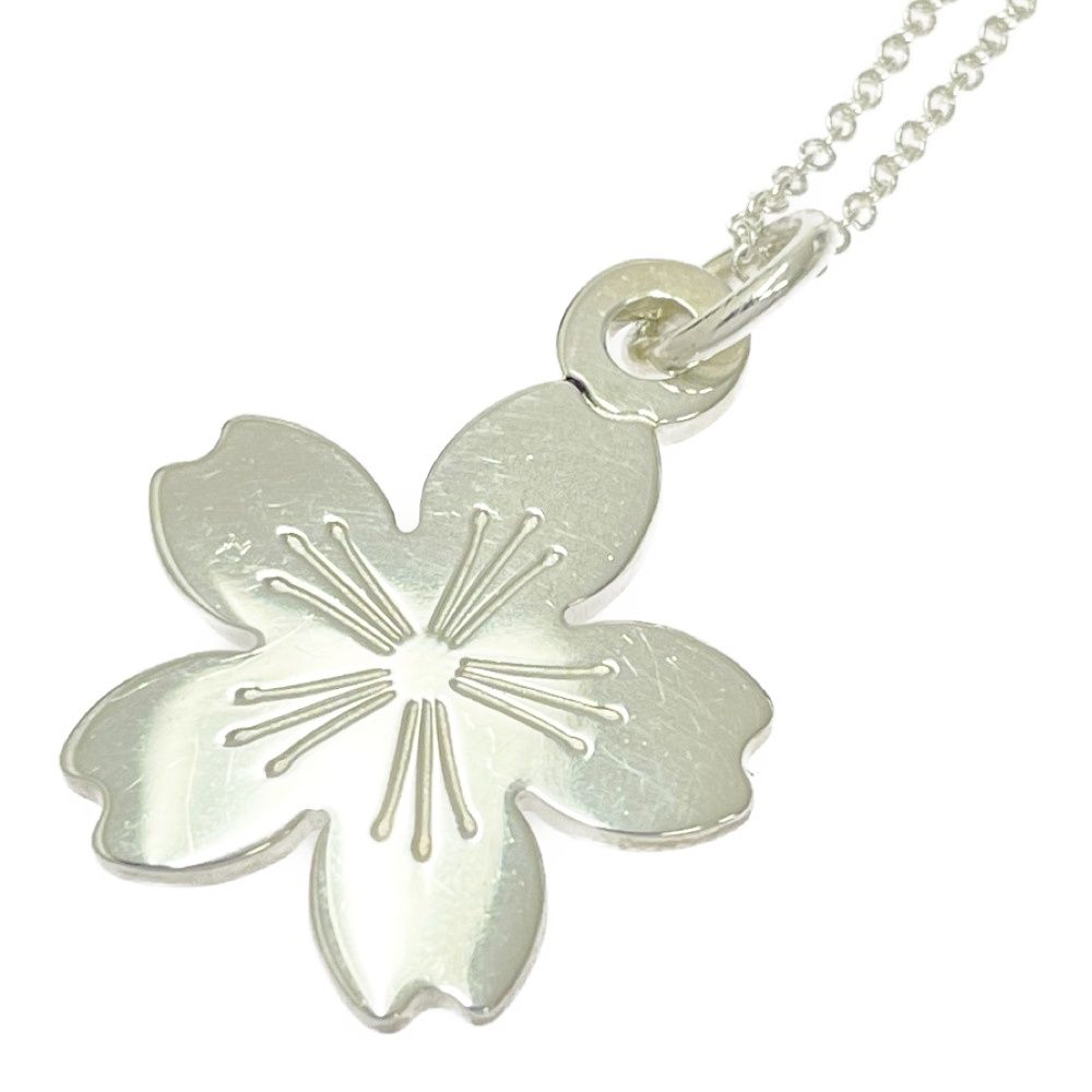 中古】【保存袋付き】 TIFFANY&Co. ティファニー シルバー GO WOMEN 桜