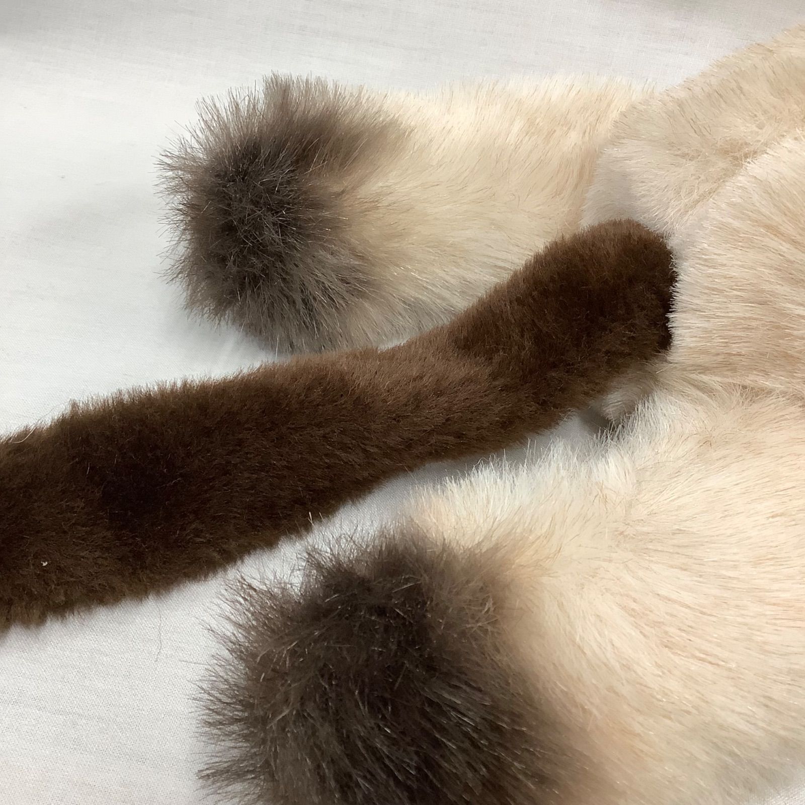 レトロ 創美社製 エイコカイヤオリジナル 猫のぬいぐるみ シャム猫