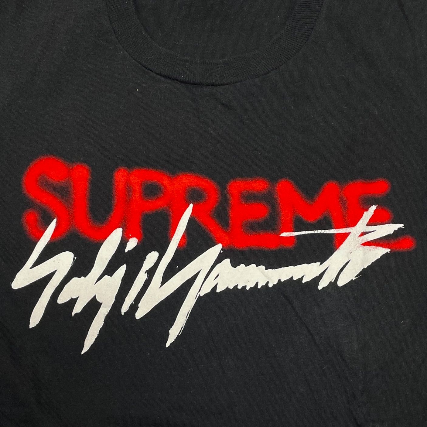 supreme/ヨウジヤマモト logo tee Supreme×Yohji Yamamoto  