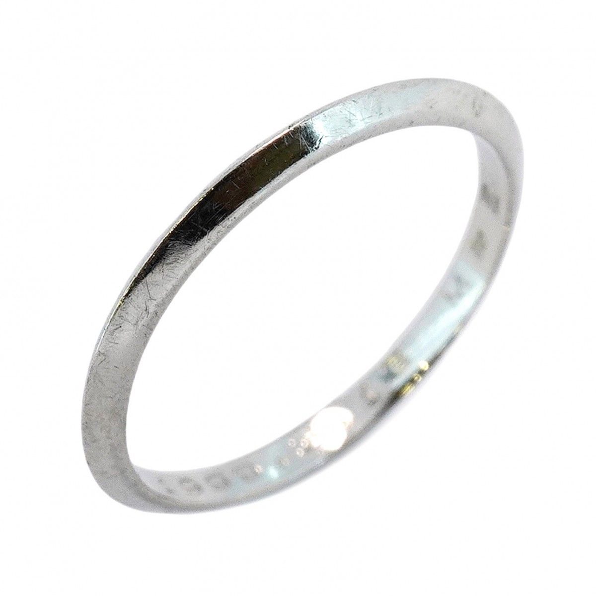 5jeb0596】ティファニー リング ナイフエッジ Pt950 プラチナ 17号  