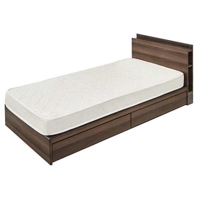 東谷 Azumaya 引き出し付ベッド ブラウン B-91S-BR 新生活 おしゃれ 模様替え 映え