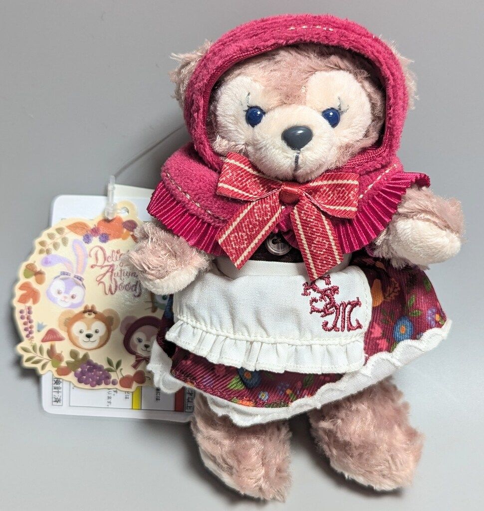 Disney - 【美品】TDS 2019 赤ずきん シェリーメイ ぬいぐるみバッジ ぬいば 東京ディズニーシー ダッフィーアンドフレンズ シェリーメイ