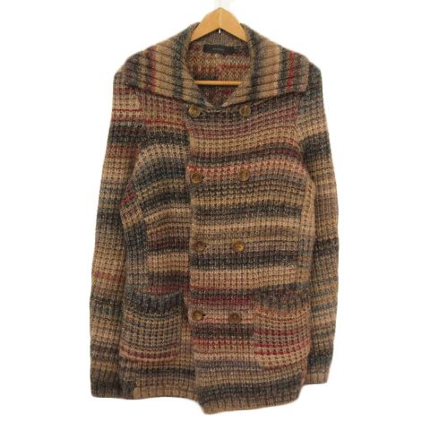 アルチザン ARTISAN ジャケット ニット ダブル ウール M ベージュ