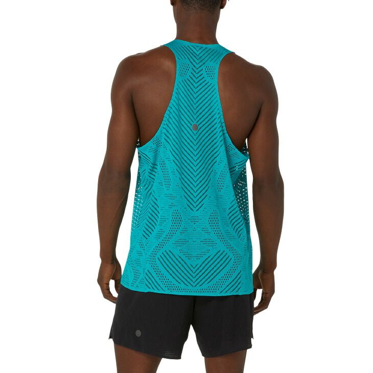 アシックス ノースリーブ メンズ ランニングウエア 海外サイズ