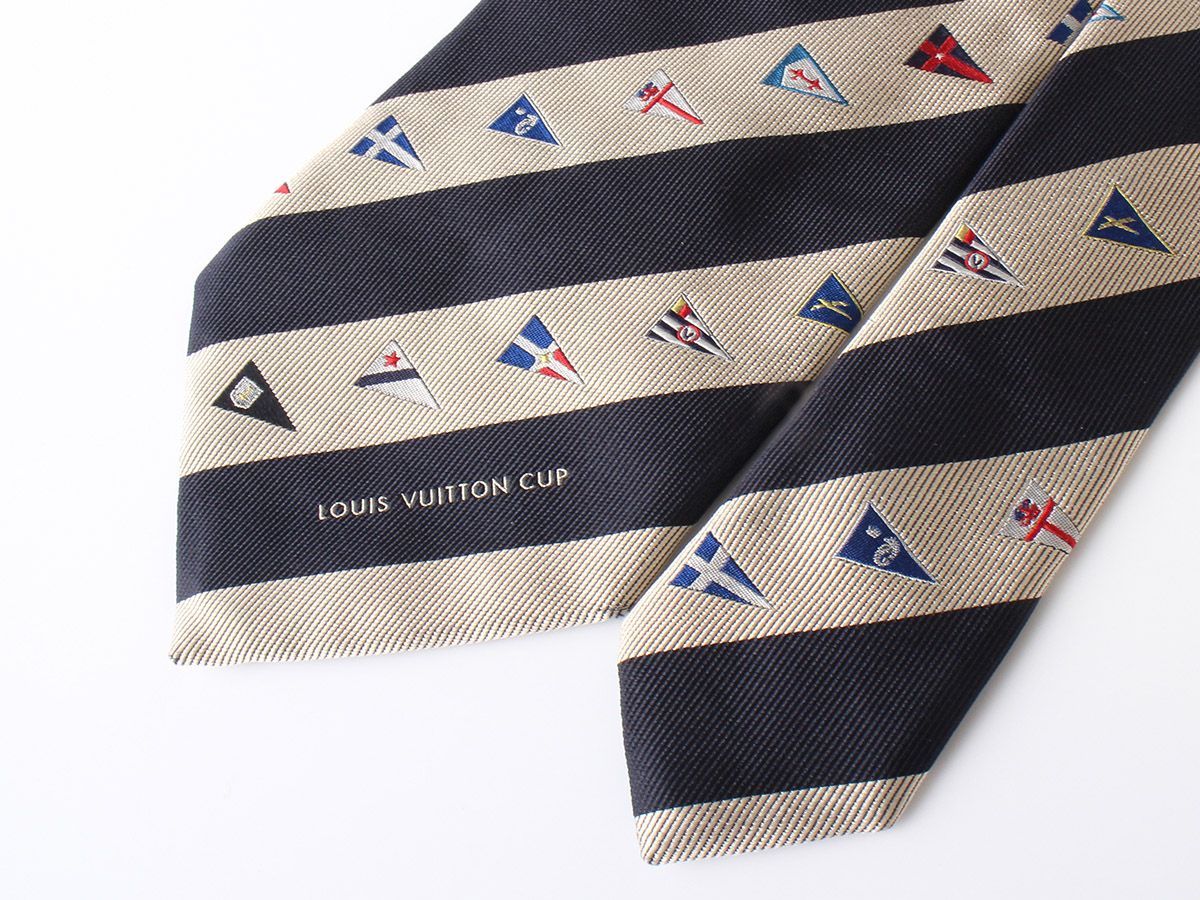 LOUIS VUITTON CUP ネクタイ 未使用 LOUIS VUITTON ルイヴィトン ネクタイ / Louis Vuitton Cup