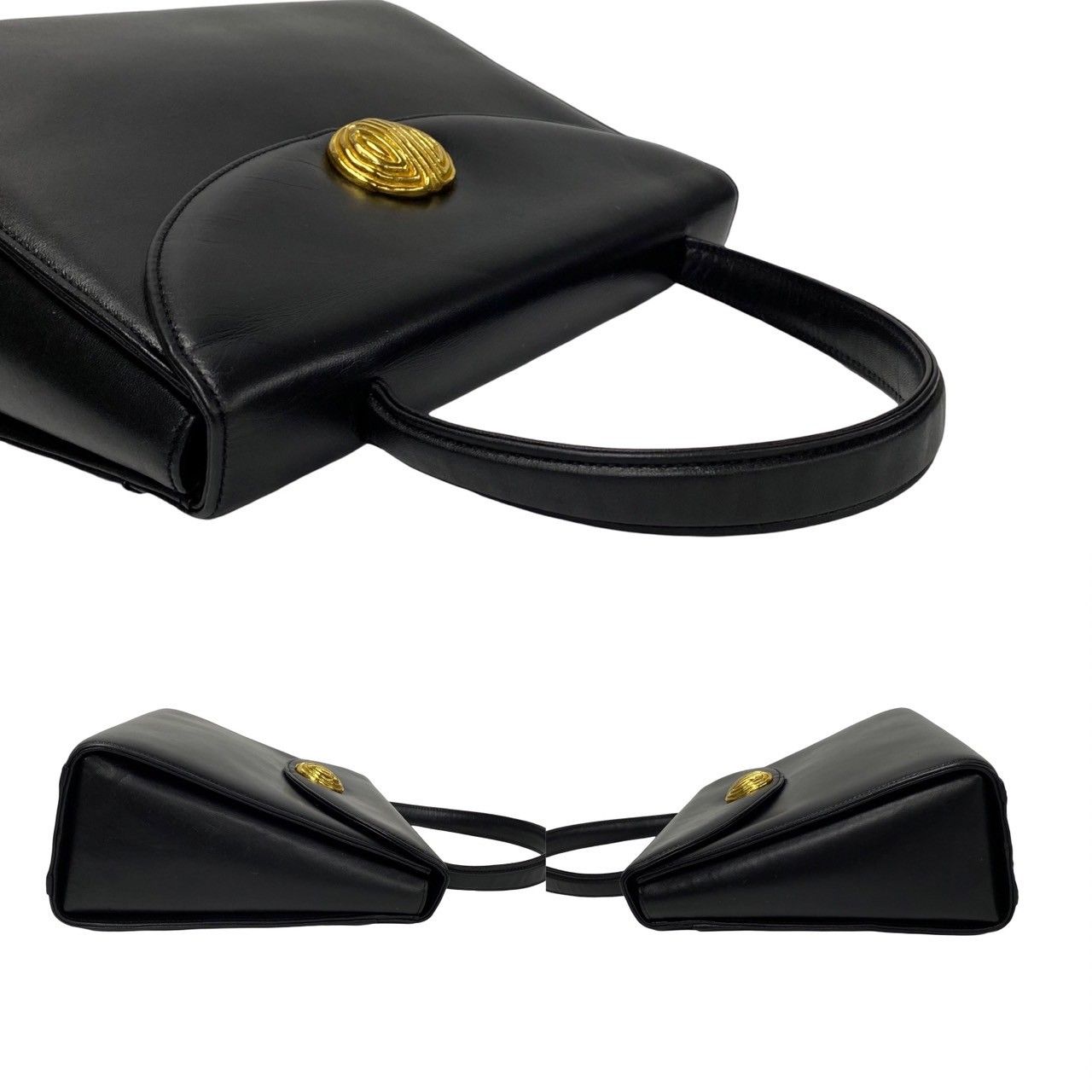 楽天市場】【ポイント2倍】極 美品 付け替えロゴ付 GIVENCHY ジバンシィ ジバンシー 4G ロゴ 金具 レザー 本革 ハンドバッグ ミニ トート バッグ ブラック 29086【送料無料】中古 : Trip Used Vintage 楽天市場店